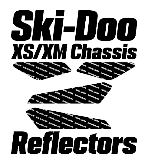 Ski-Doo XS/XM Chassis Reflector Set