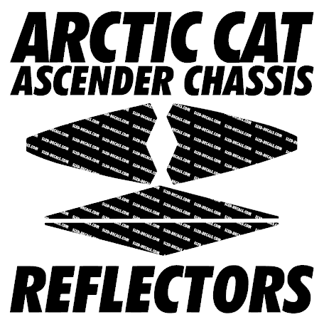 Arctic Cat Ascender Chassis Reflector Set (Arctic Cat 2018-2021)