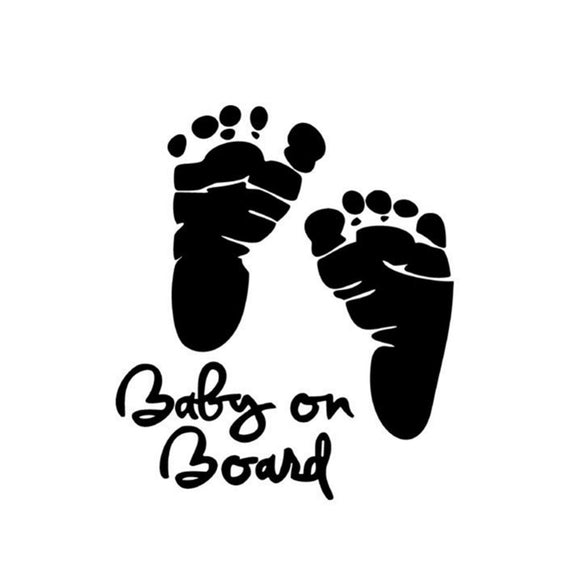 Baby on Board - Footprints