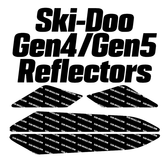 Ski-Doo Gen4/Gen5 Reflector Set